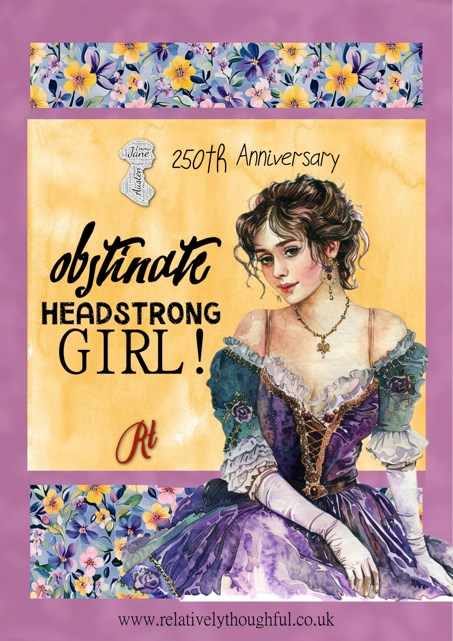 Obstinate, Headstrong Girl A4 Digital Download