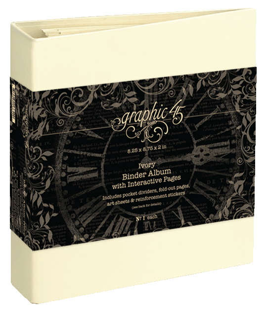 Binder Album with Interactive Pages – white