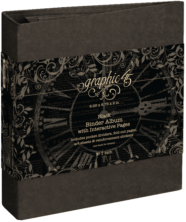 Binder Album with Interactive Pages – Black