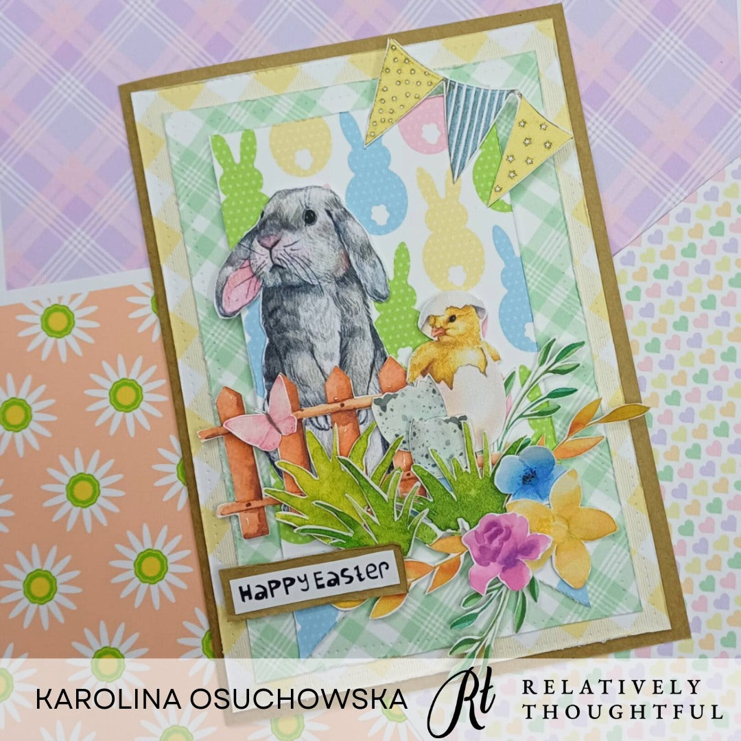 Easter Farm A4 Papecraft Collection Digital Download