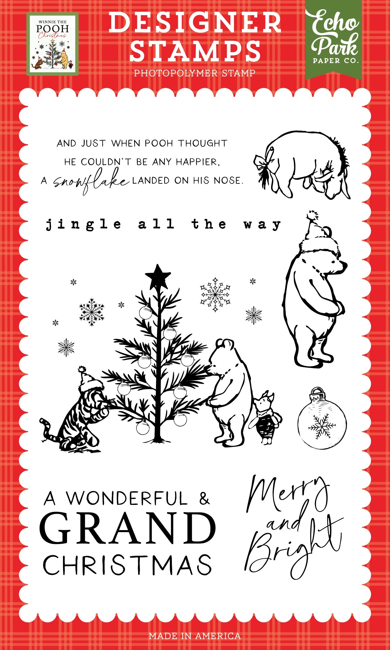 Winnie Pooh - Grand Christmas Stamps