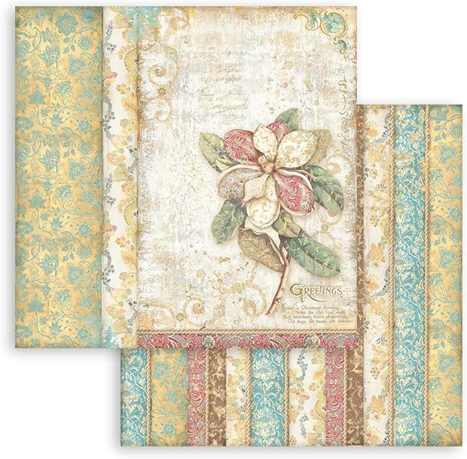 Christmas Greetings 8" x8" pad