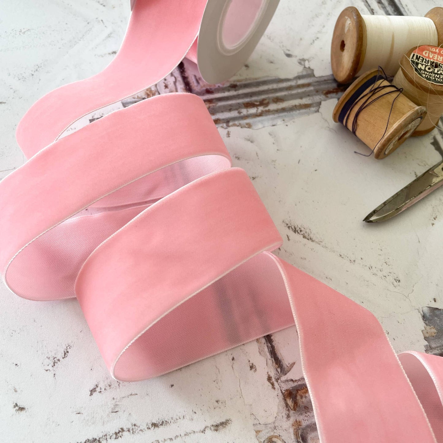 Pink Velvet Ribbon 38mm - 3 Meter roll