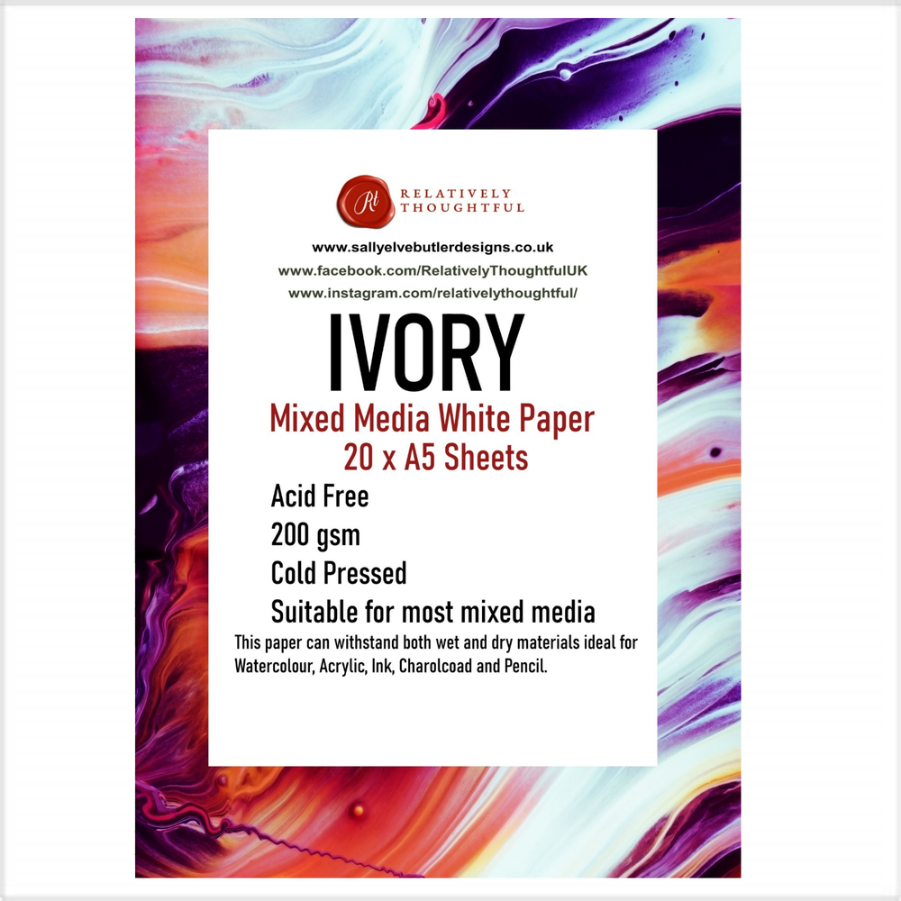 A5 Mixed Media Paper White - IVORY