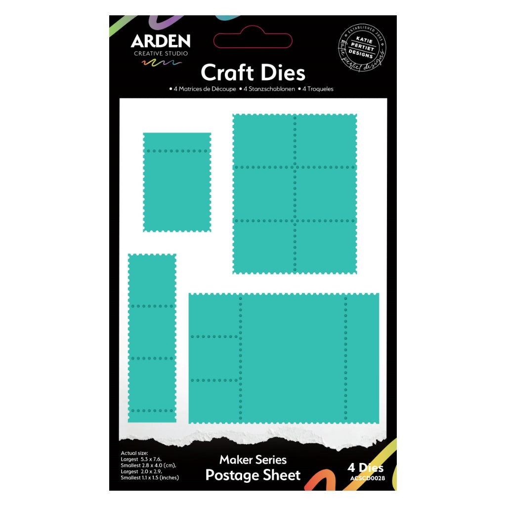 Arden Creative Studio Maker Series Postage Sheet Craft Die Set