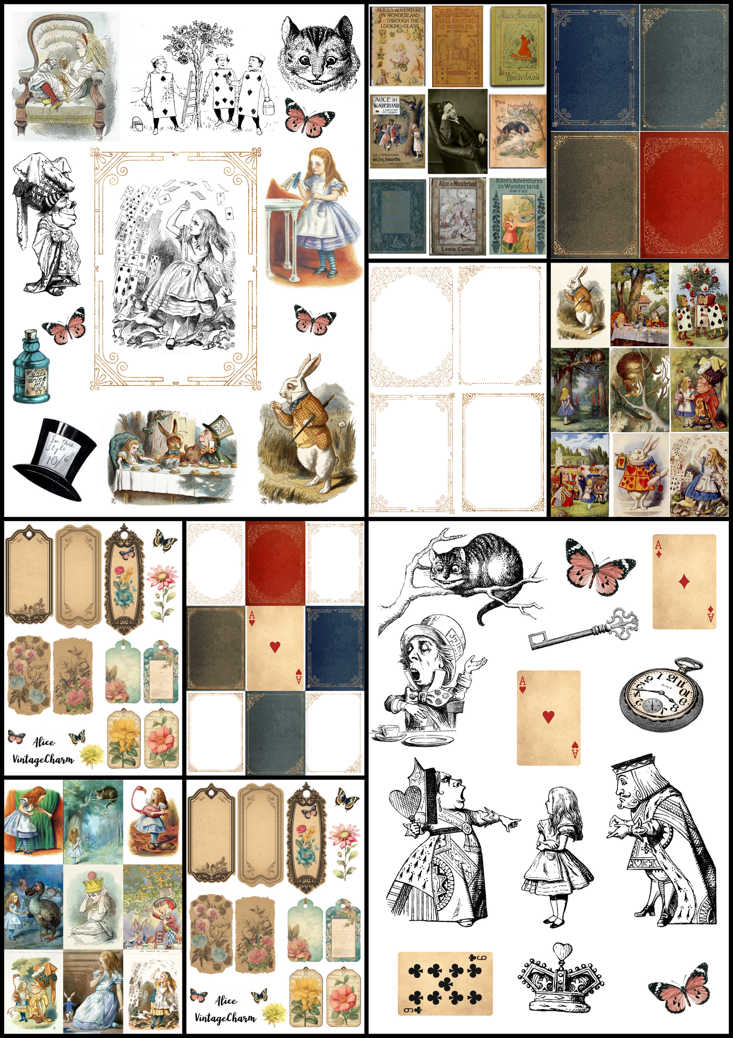 Alice Vintage Charms - Digital Download