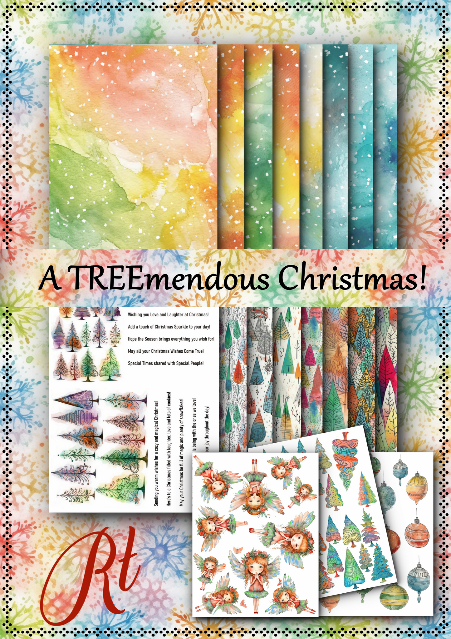 A TREEmendous Christmas A4 Digital Download