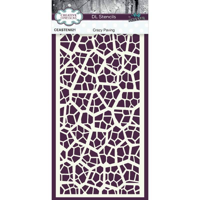 Crazy Paving DL Stencil