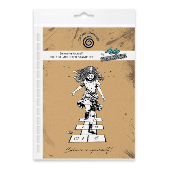 Believe In Yourself! Pre Cut Rubber Stamp Set by Andy Skinner