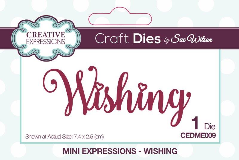 Sue Wilson Mini Expressions Wishing Craft Die
