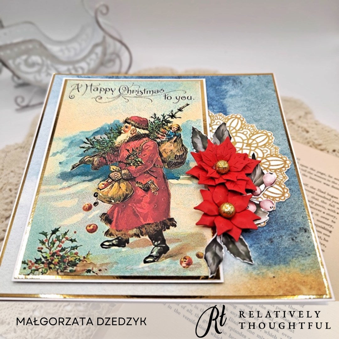 Christmas Vintage Postcards - Papercraft Collection