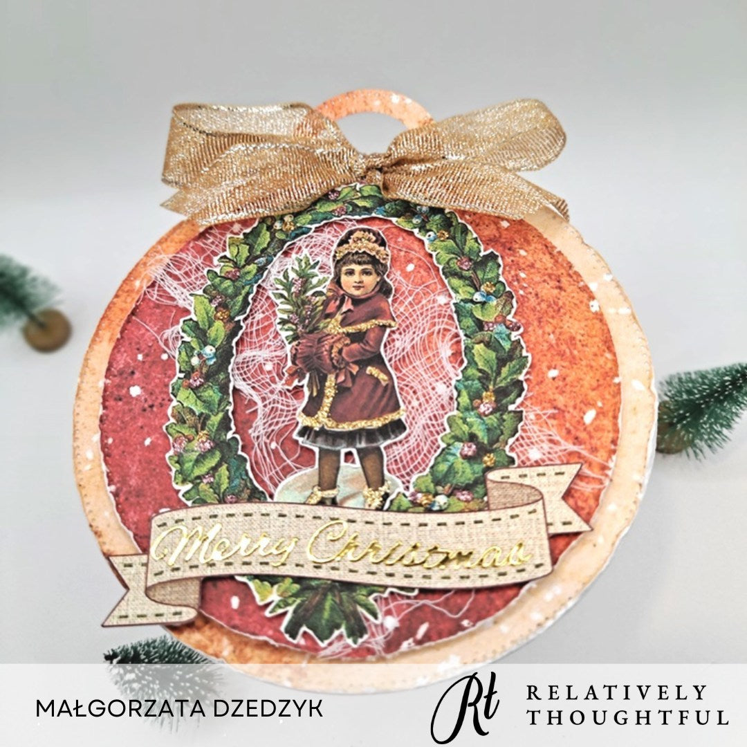 Christmas Vintage Postcards - Papercraft Collection