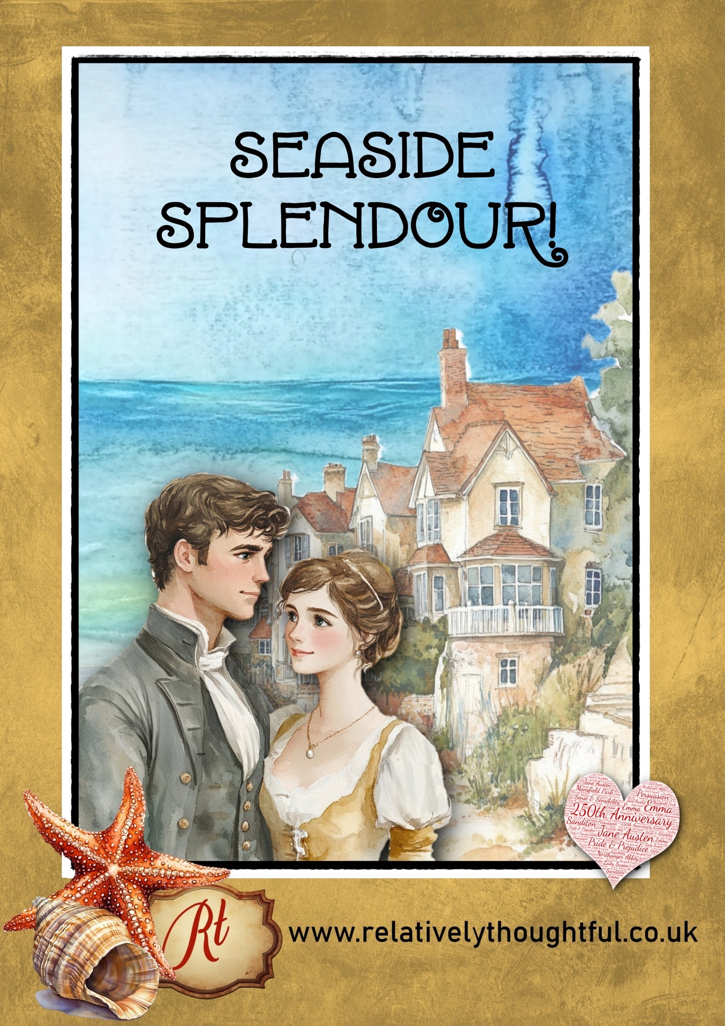 Jane Austen - Seaside Splendour A4 collection