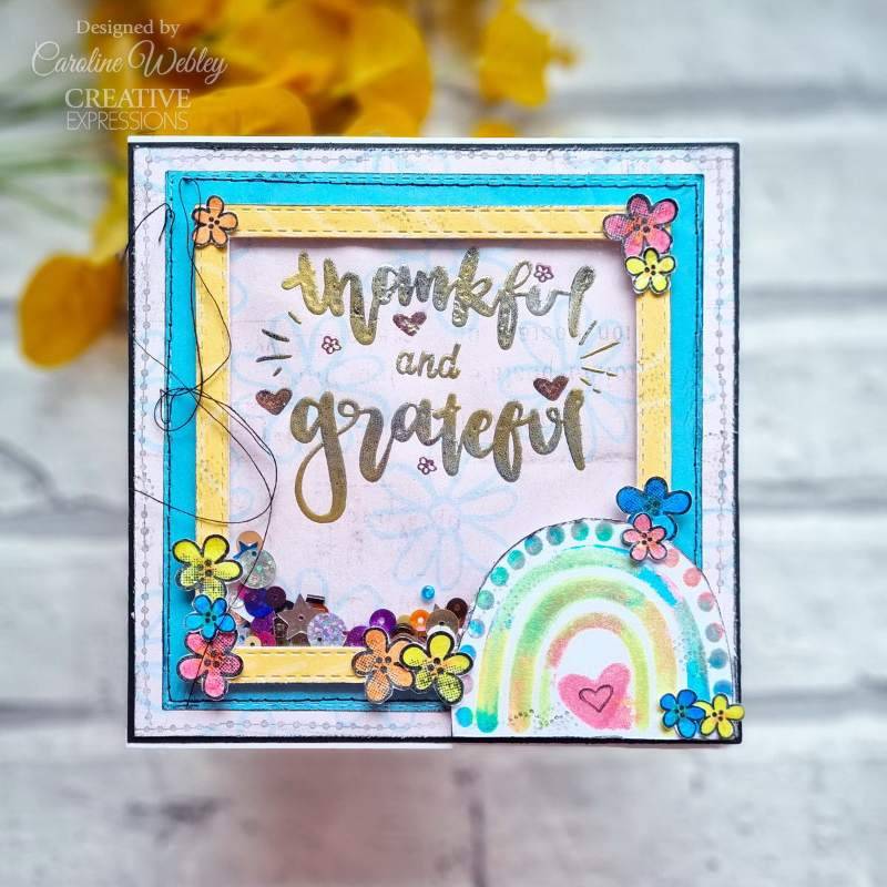 Designer Boutique Thankful 4 in x 6 in Stamp Set