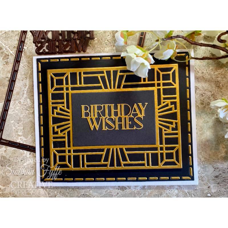 Sue Wilson Art Deco Elegant Fanfare Craft Die