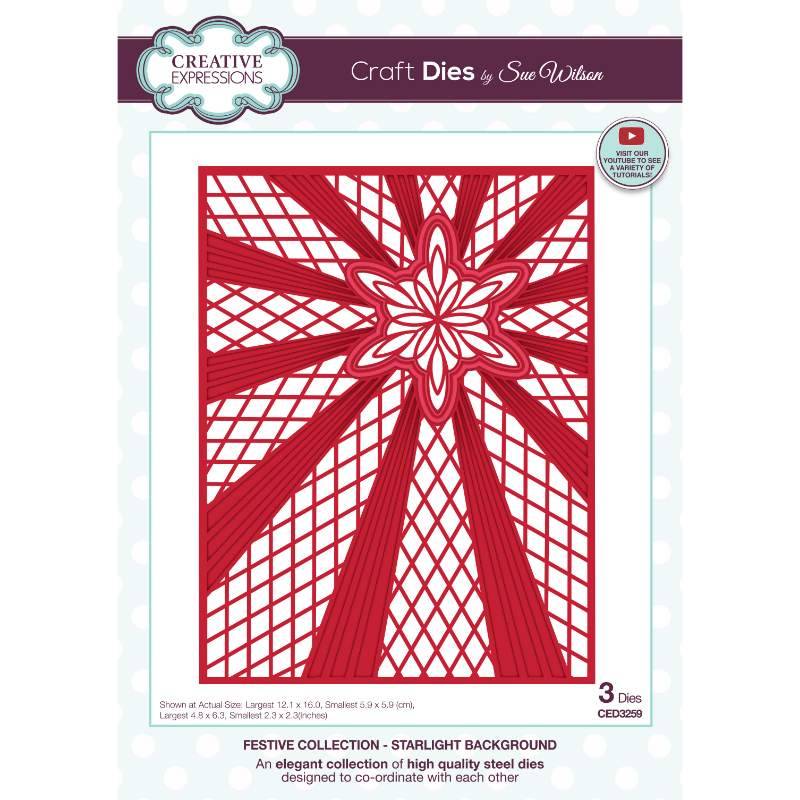 Sue Wilson Festive Starlight Background Craft Die