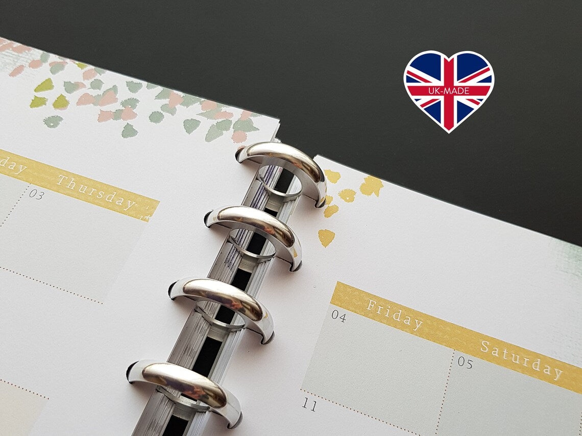 Aluminium discs for Happy Planners and Staples Arc - Size 1.25"
