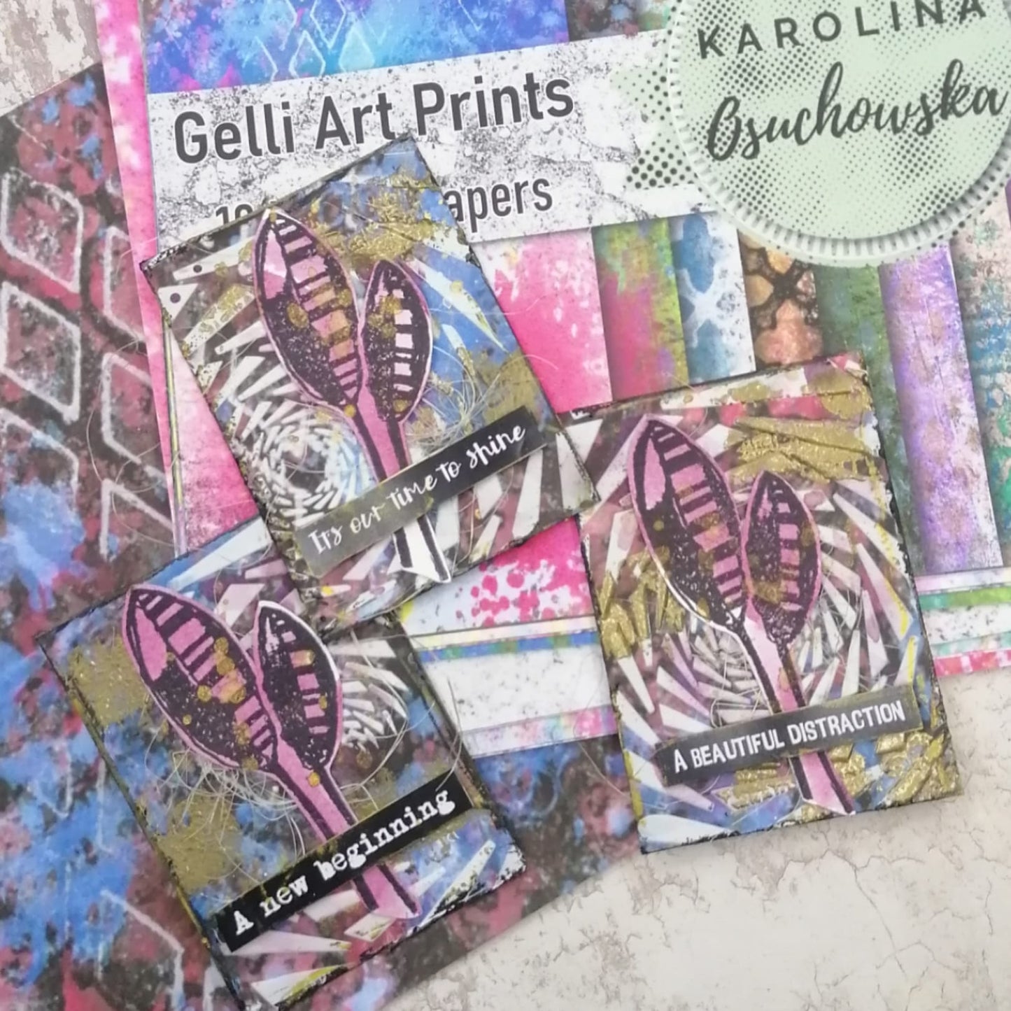 Gelli Art Prints