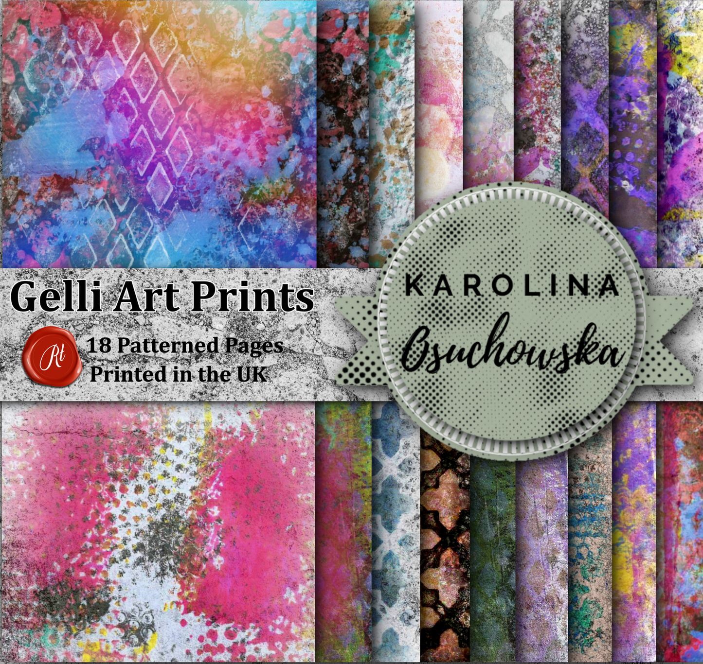 Gelli Art Prints