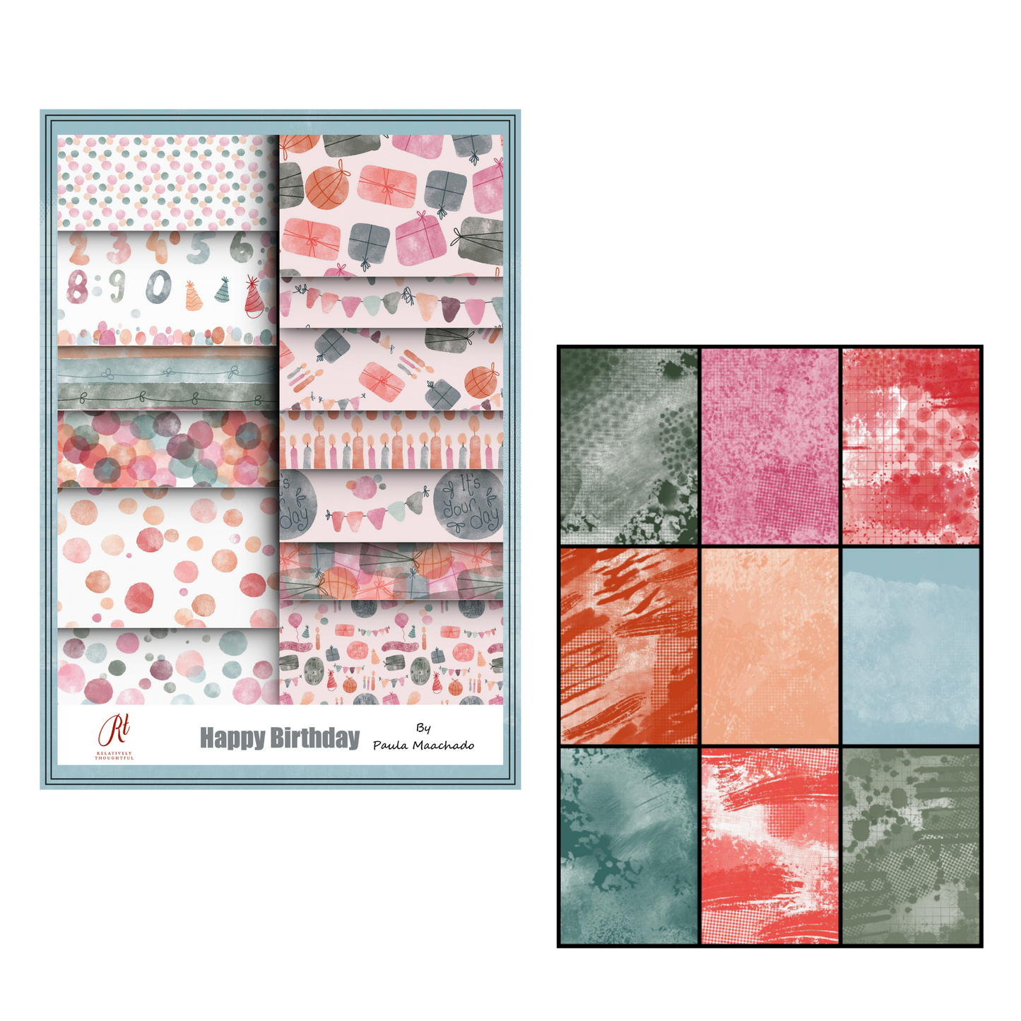 Happy Birthday Papercraft Collection A4