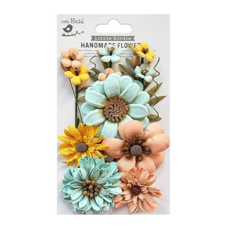 Heleen Paper Flowers 12Pkg - Sunshine And Lemonade