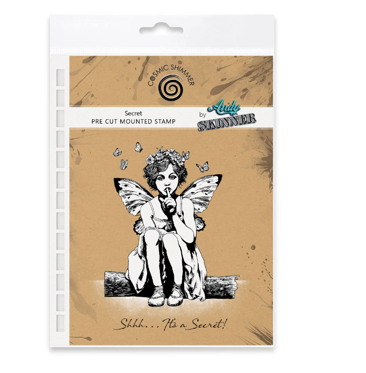 Secret Pre Cut Rubber Stamp Set by Andy Skinner