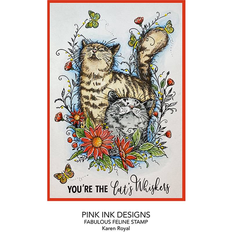 Fabulous Feline Craft Stamp