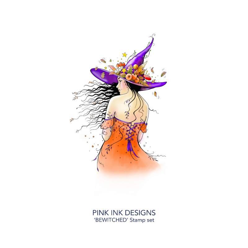 Bewitched 6 in x 8 in Clear Stamp Set