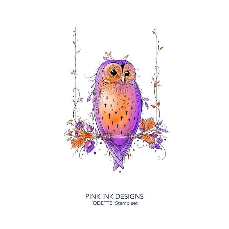 Odette 6 in x 8 in Clear Stamp Set