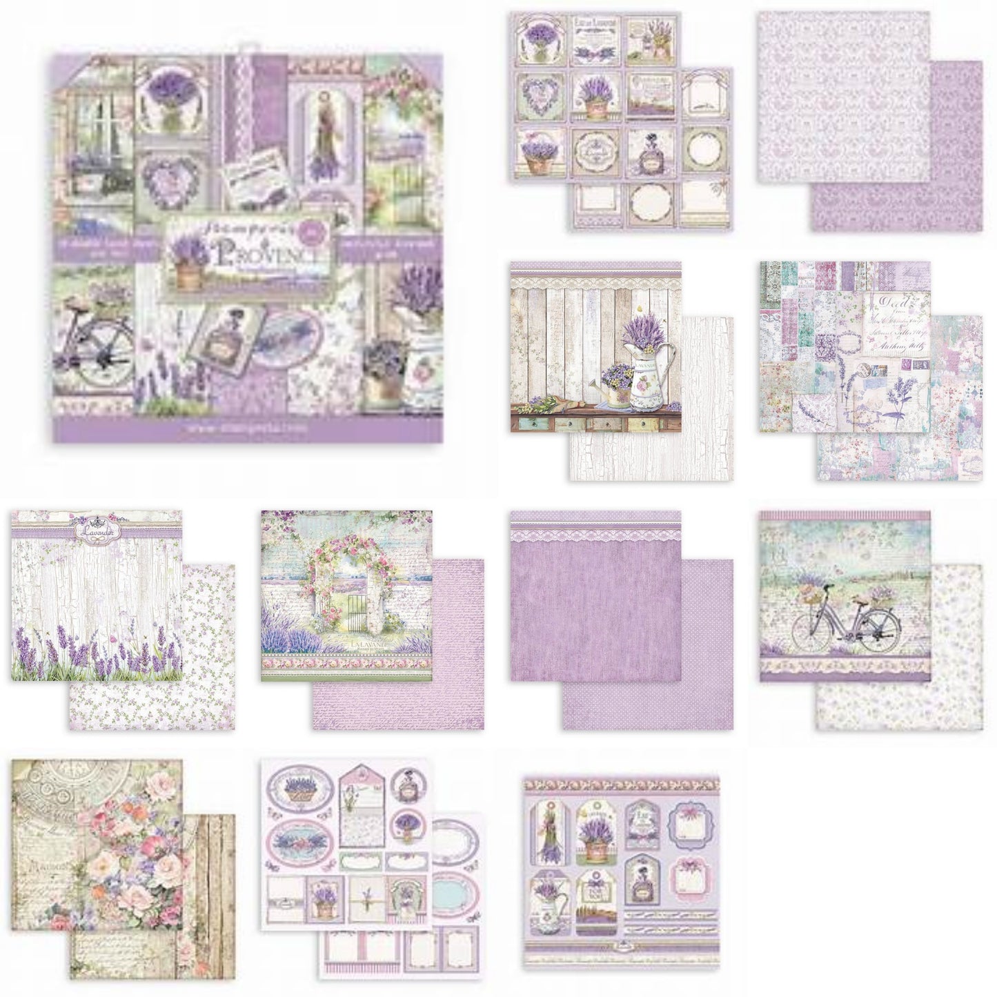 Provence Scrapbook Pad 6 x 6