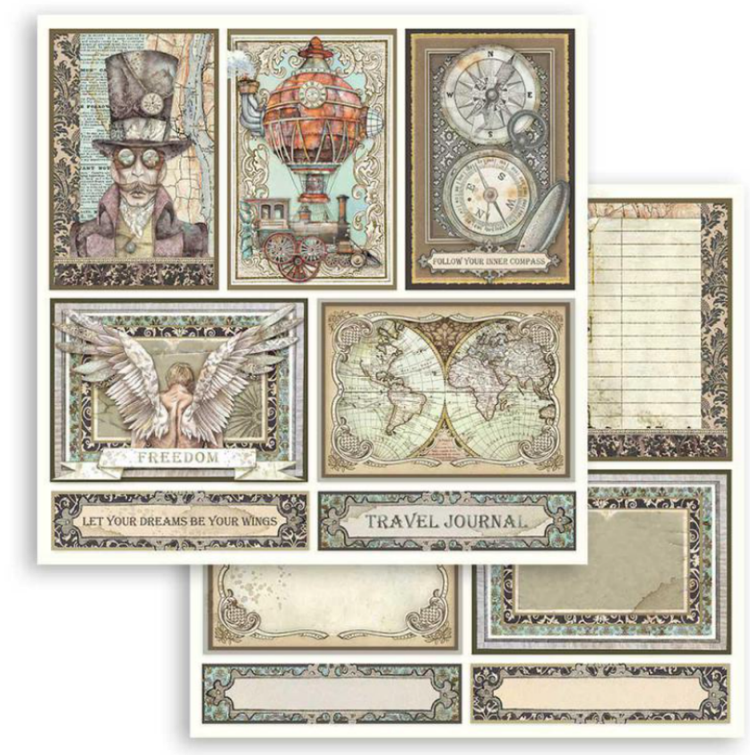 Sir Vagabond Cards 12 x 12 Scrapbook Page