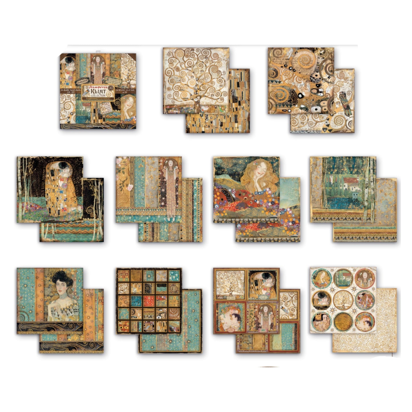 Klimt Scrapbook Pad