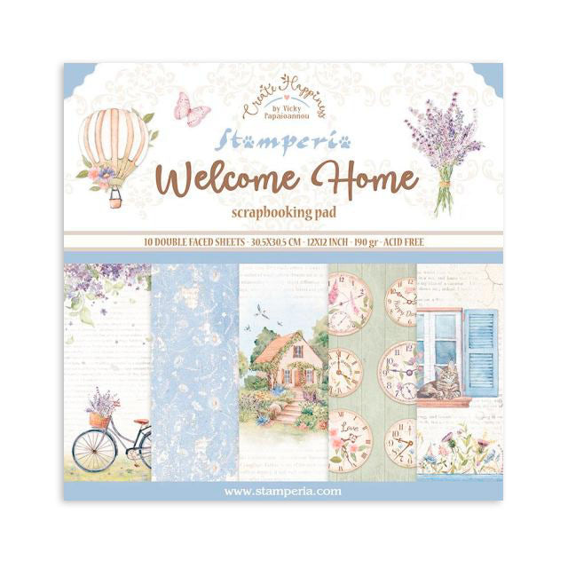 Create Happiness Welcome Home 8 x 8 Scrapbook Pad