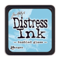 Distress Ink Tumbled Glass