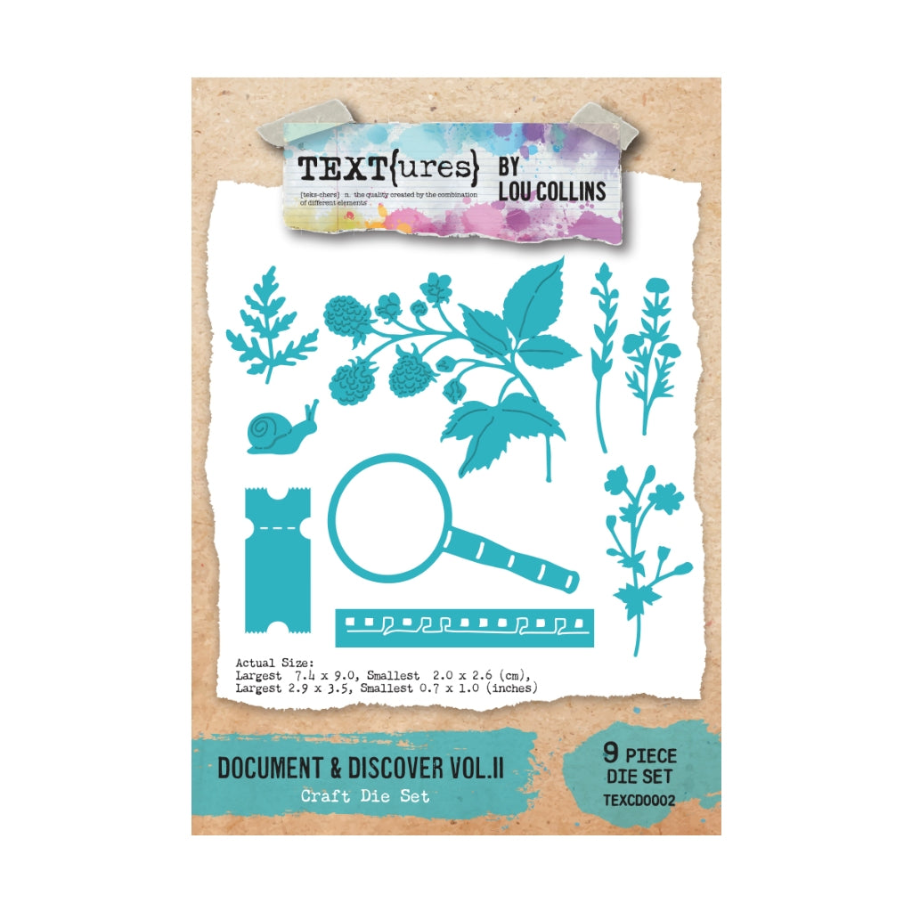 TEXT{ures} Document & Discover Vol.II Craft Die Set