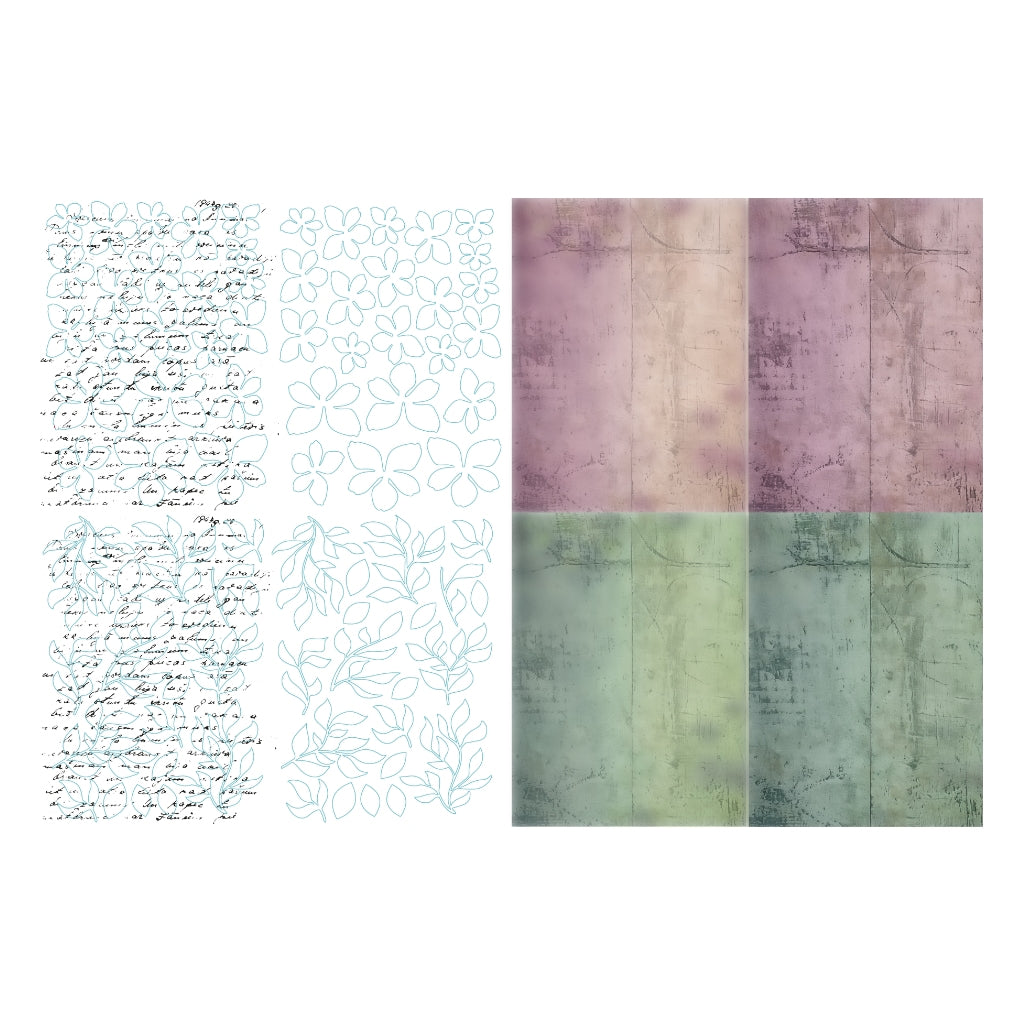 TEXT{ures} Beneath the Brambles Laser Cut Inkable Florals Pack