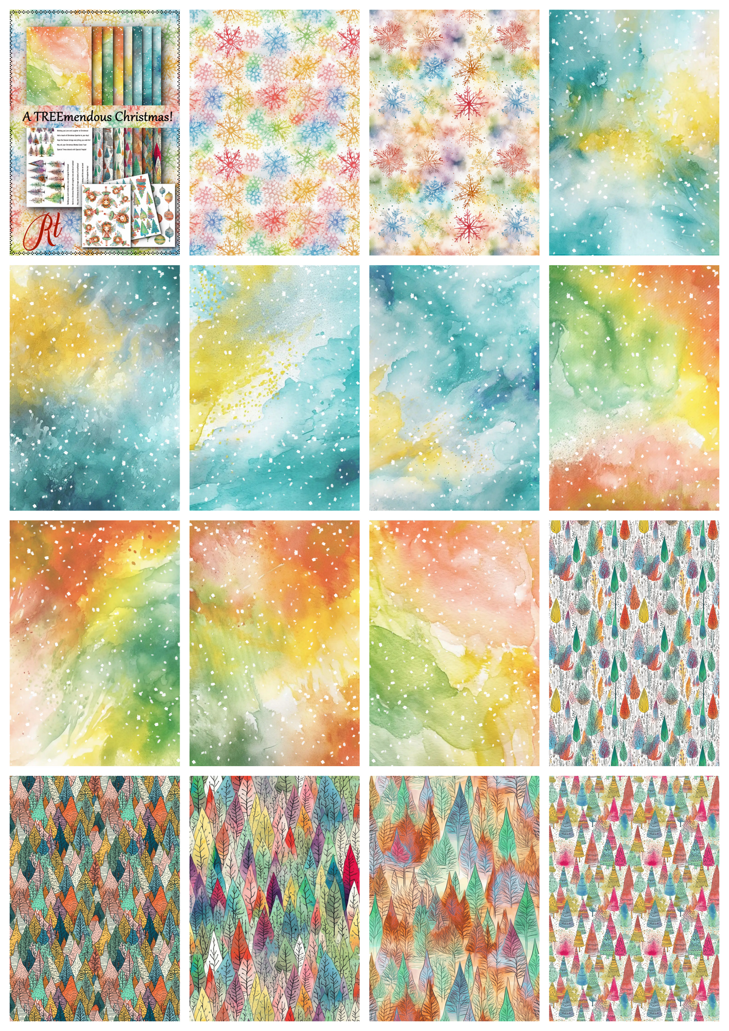 A TREEmendous Christmas A4 Digital Download