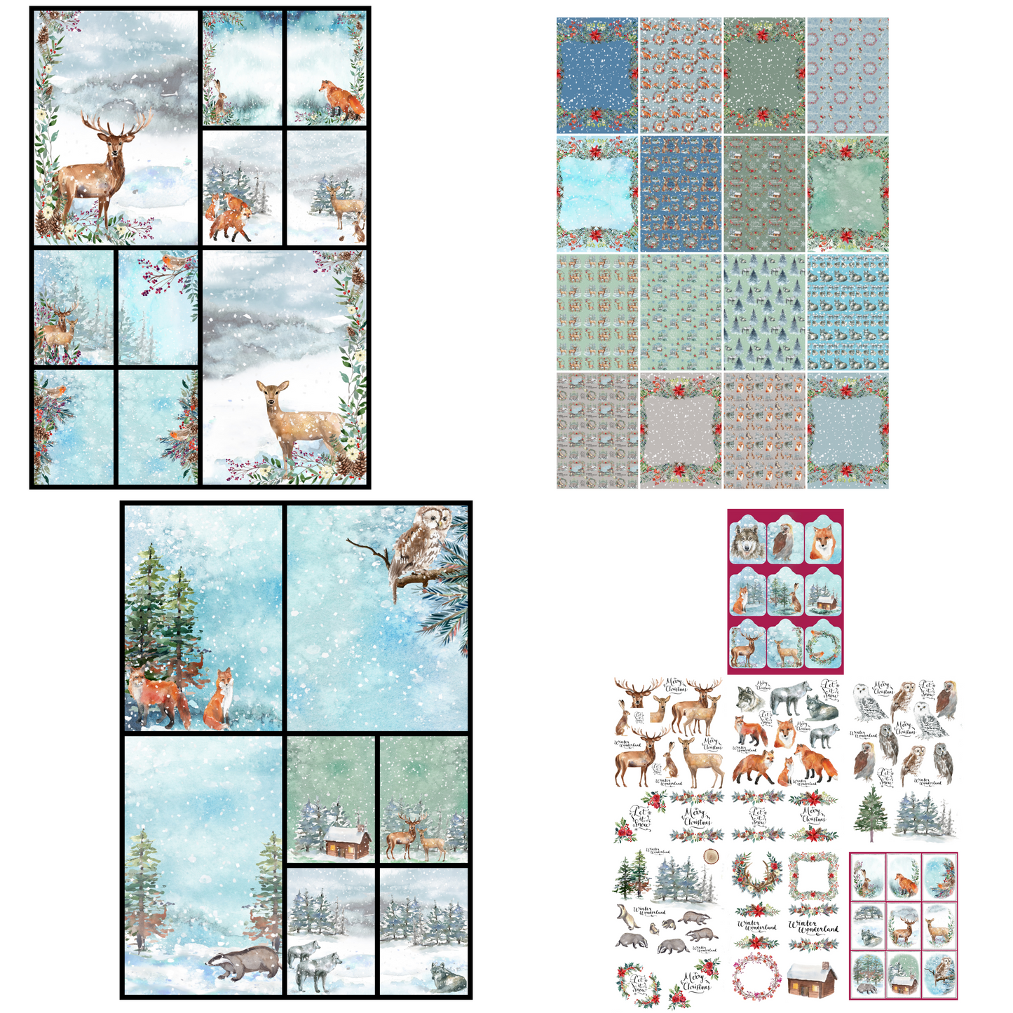 Winter Wonderland Papercraft Collection