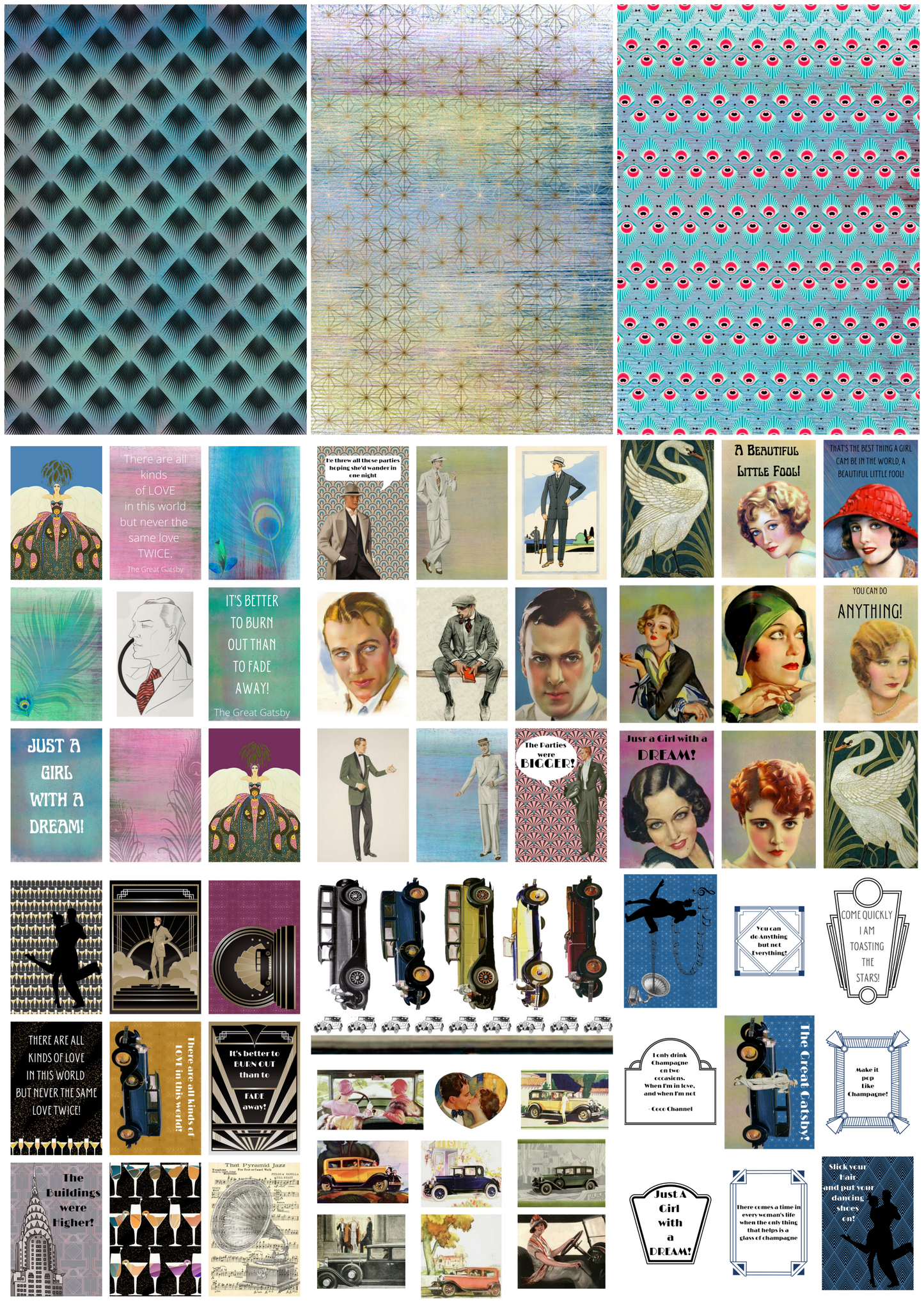 The Great Gatsby A4 Digital Download