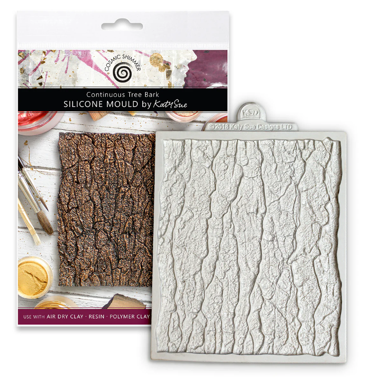 Cosmic Shimmer Continuous Tree Bark Silicone Mould
