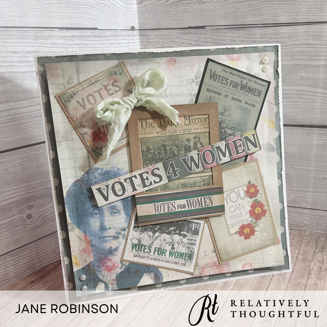 Votes 4 Women Papercraft Collection