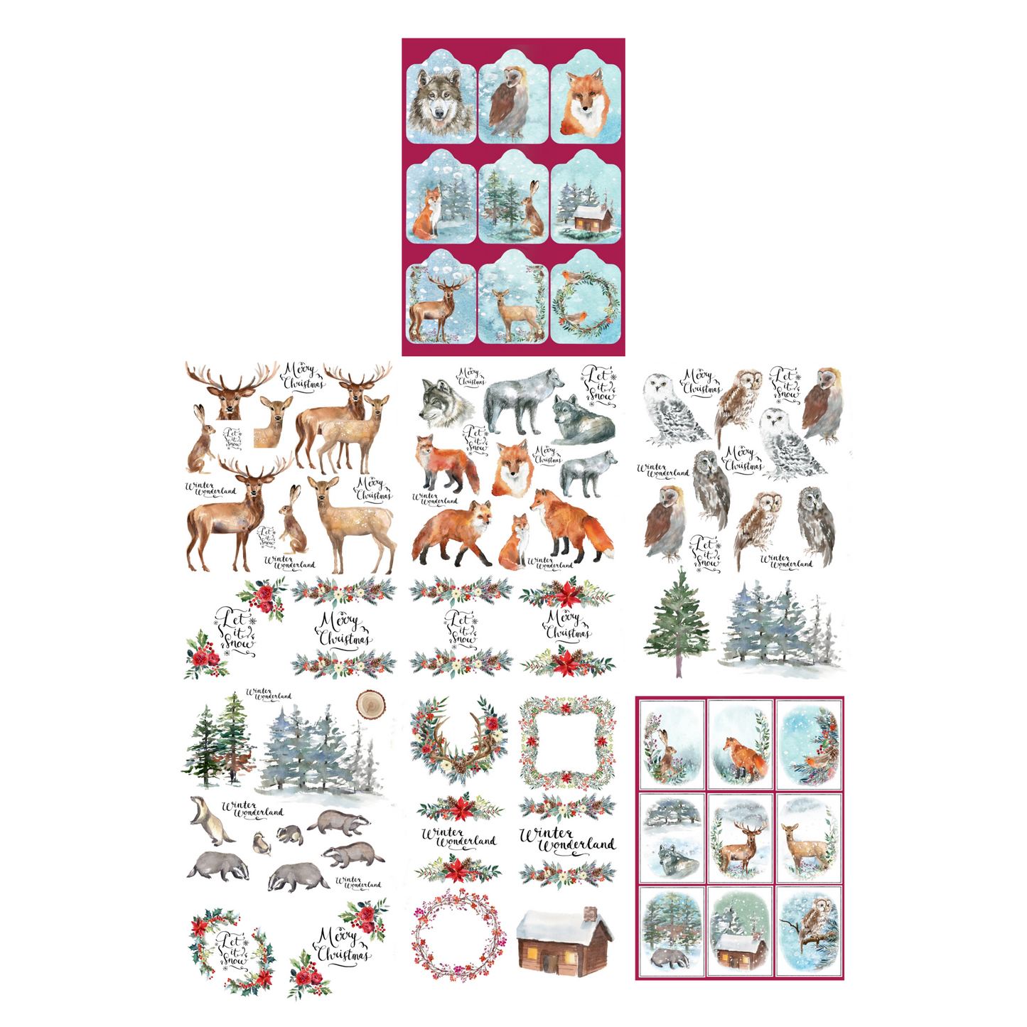 Winter Wonderland Papercraft Collection