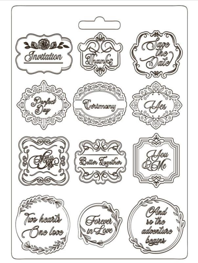 You and me plates Soft Mould A4