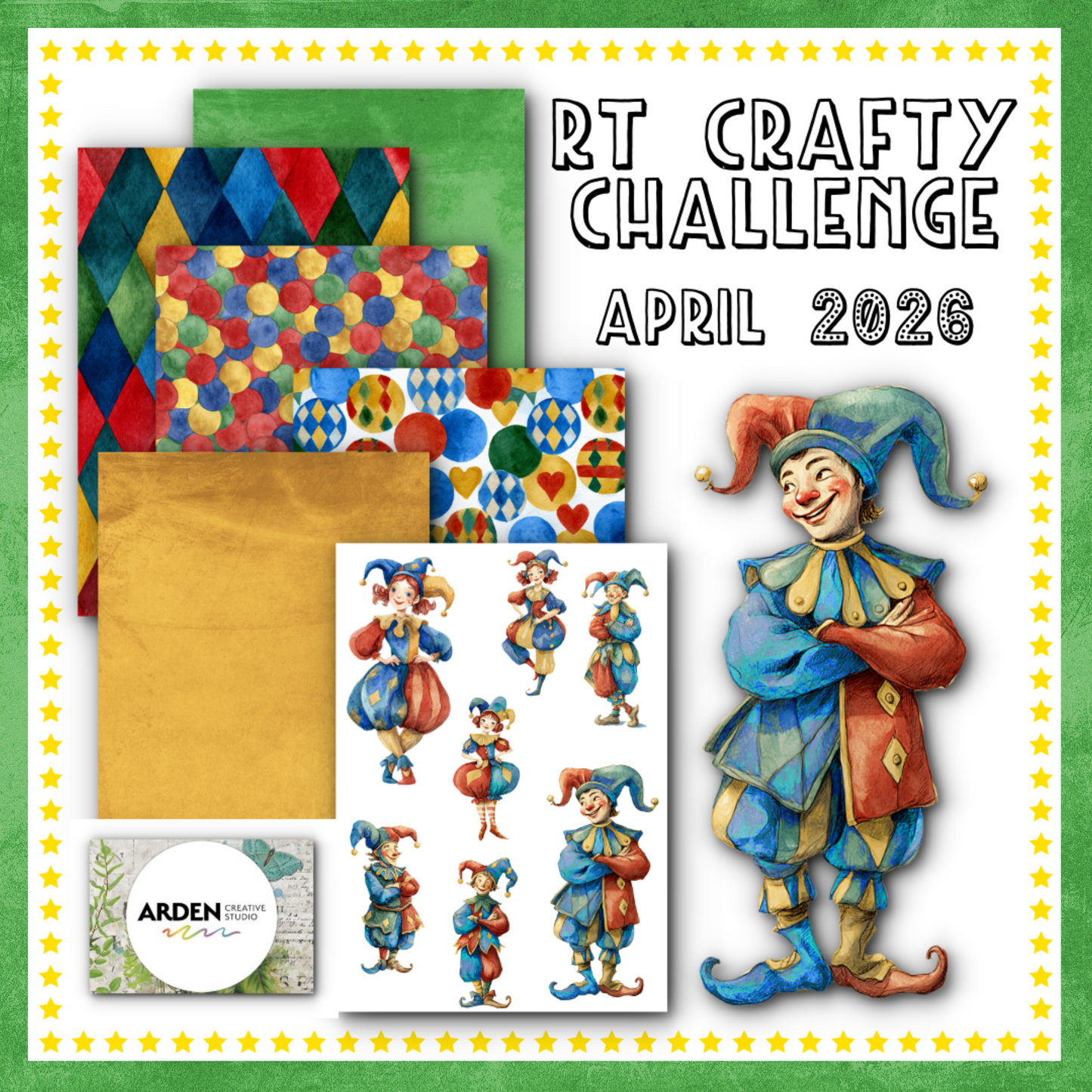 RT Crafty Challenge - April Fools 3rd - 28th April 2026