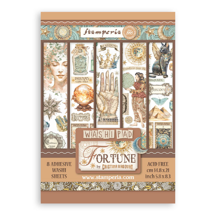 Fortune - Washi pad 8 sheets A5