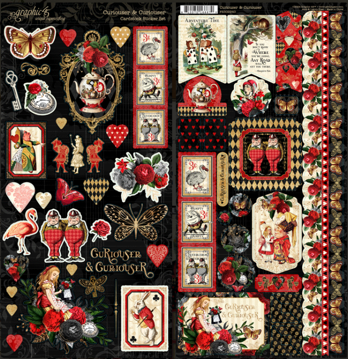 Curiouser & Curiouser Sticker Set