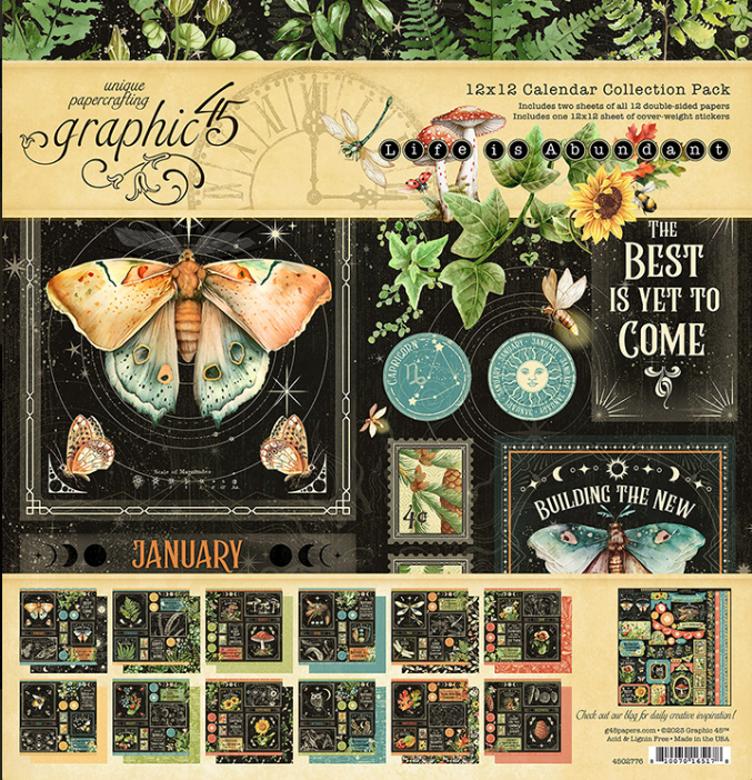 Life is Abundant 12 x 12 Collection Pack with stickers