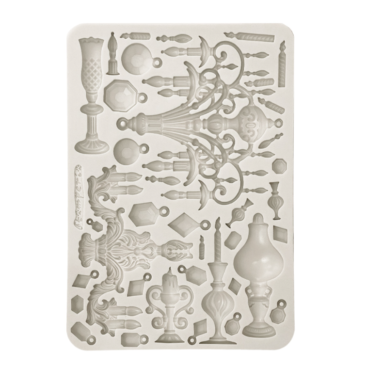 Silicon mould A5 - Masquerade candle holders