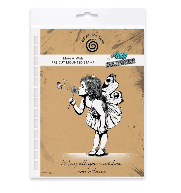 Make a Wish Pre Cut Rubber Stamp Set by Andy Skinner