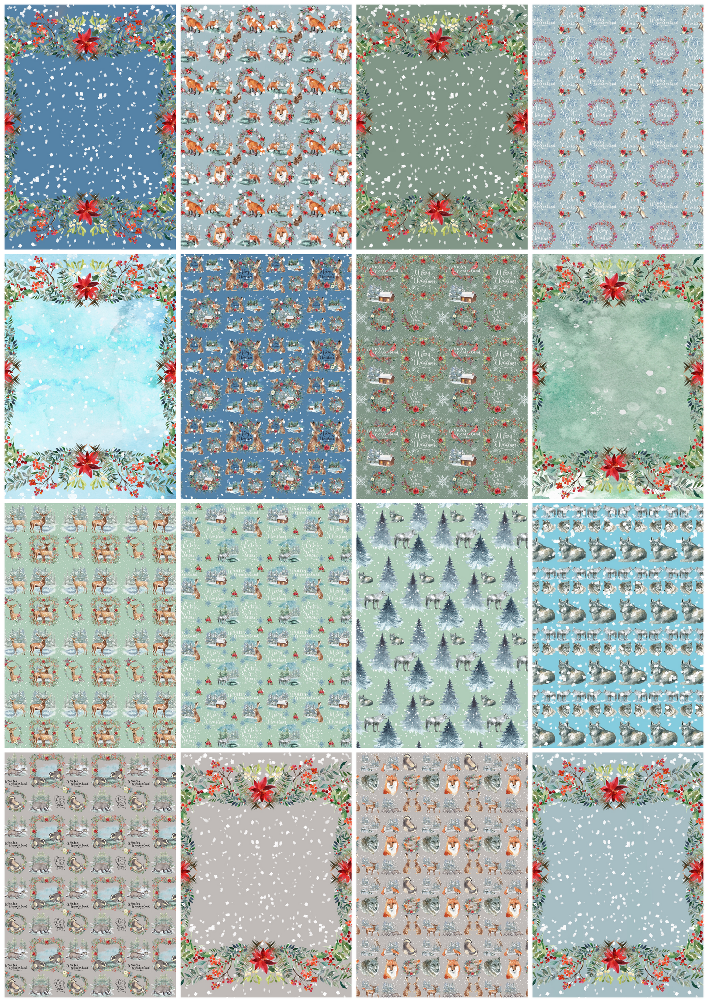 Winter Wonderland Papercraft Collection
